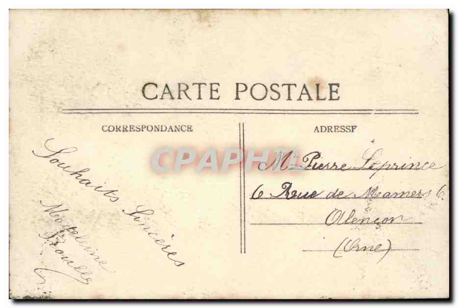 CPA FAntaisie Enfant Bonne annee — Rückseite