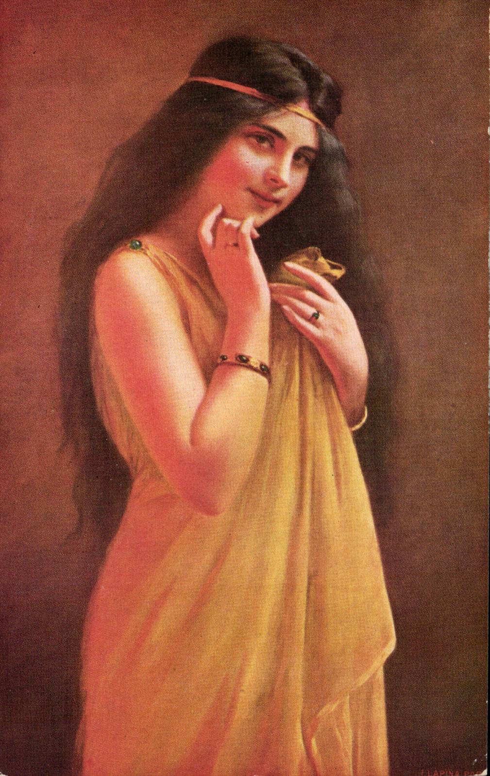 CPA FAntaisie Femme Serendat de Belzin Athenais