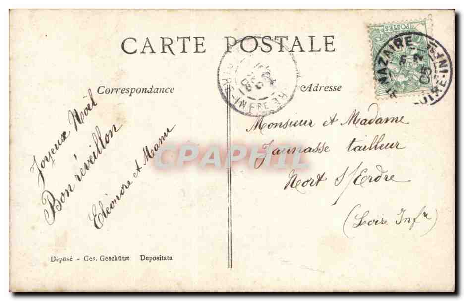 CPA FAntaisie Enfant — Verso