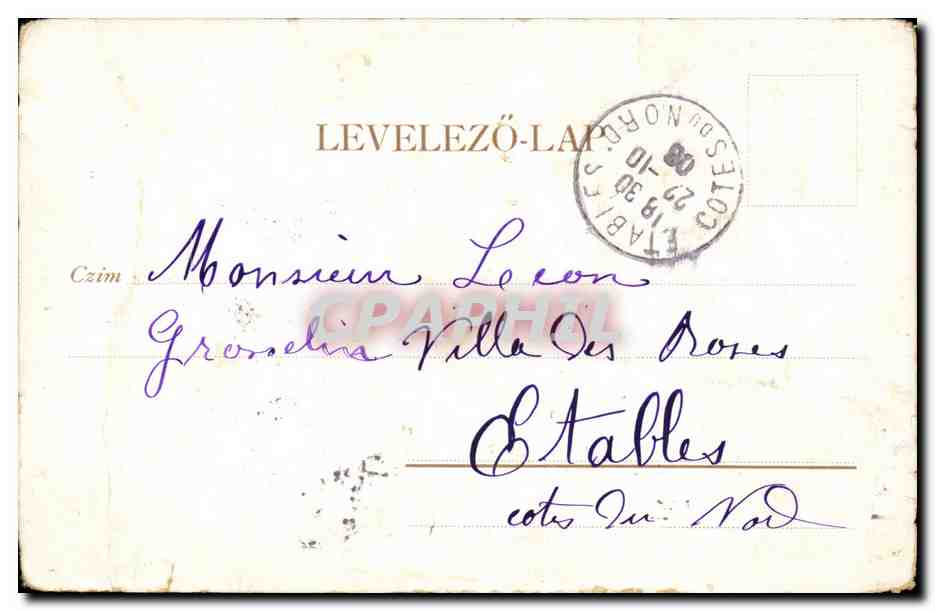 CPA Fantaisie Femme Enfant  — Verso