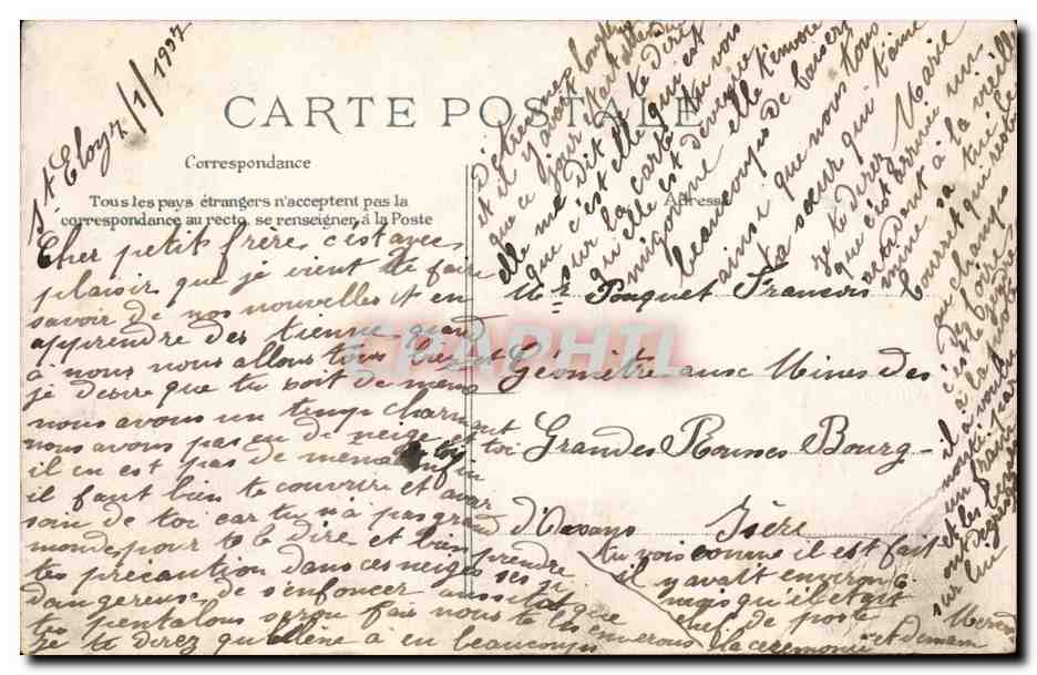 CPA Fantaisie Enfant  — Verso