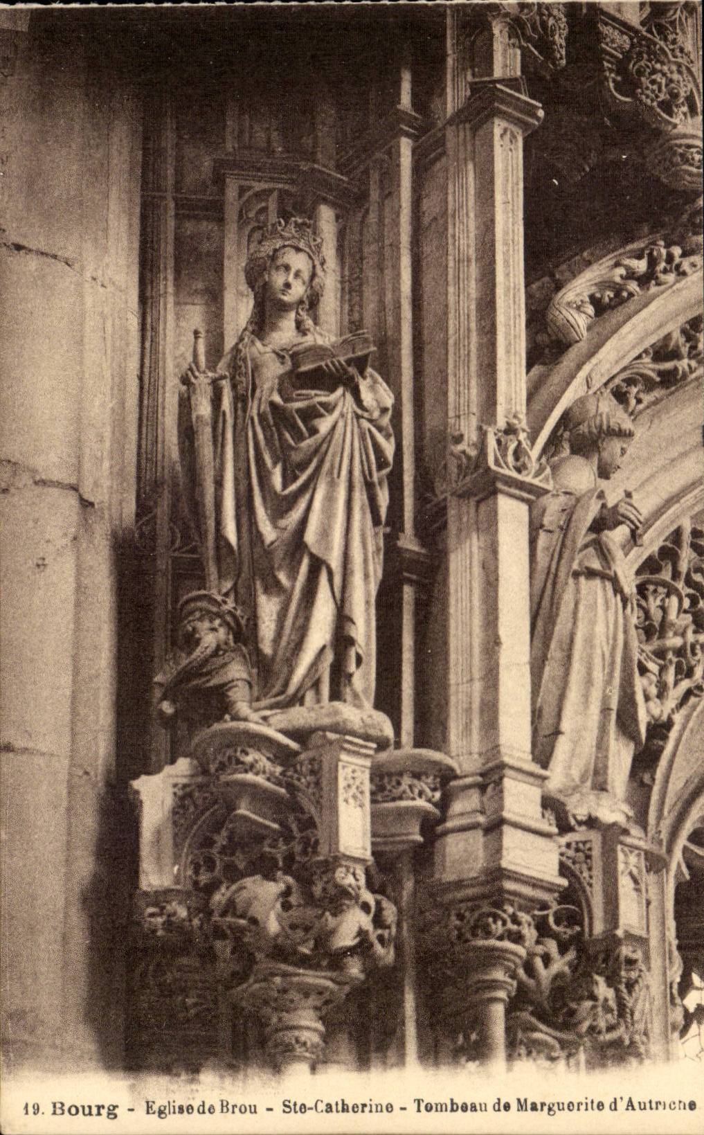 Bourg - Église de Brou - Ste-Catherine - Tombeau de Marguerite d'Autriche