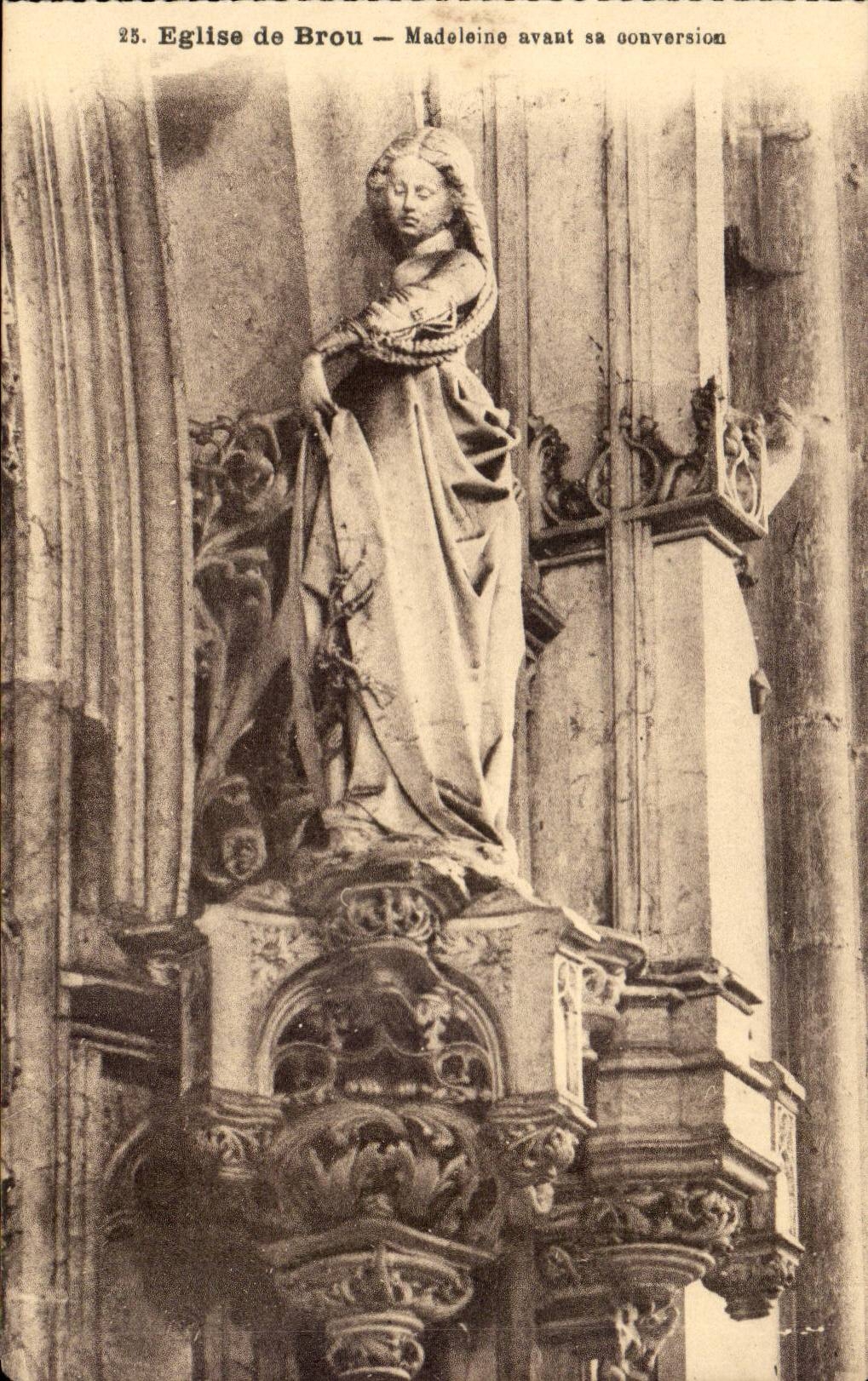 Église de Brou — Madeleine avant sa conversion — Phot. A. Thémat, Toulouse