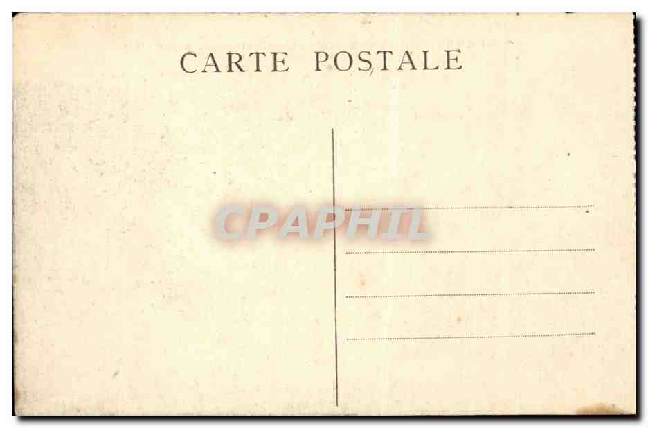 Grenoble CPA Vue generale et la chaine des Alpes  — Verso