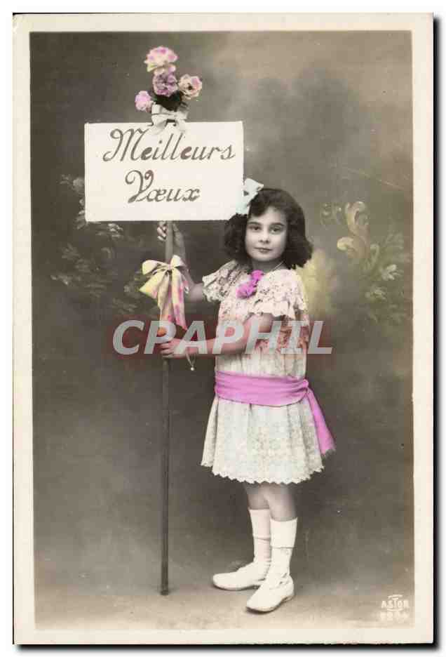 CPA FAntaisie Enfant Meilleurs voeux