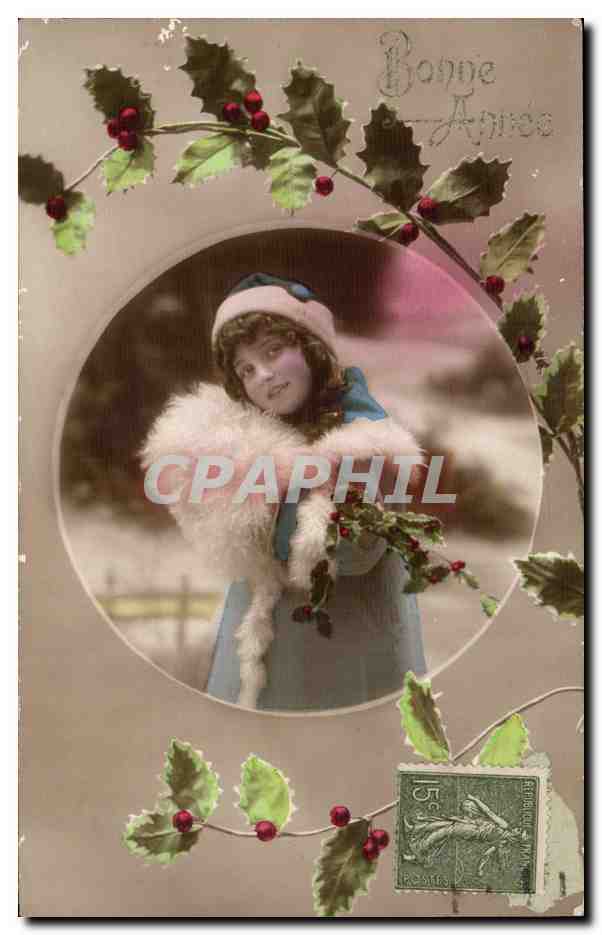 CPA Fantaisie Enfant Bonne annee