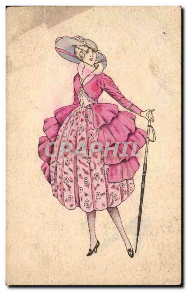 CPA Fantaisie Femme Les coquettes de Paris 