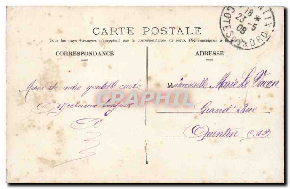 Femme en robe rose sur quai — vue de port avec voiliers — éditeur IRIS, n°55 — Reverso