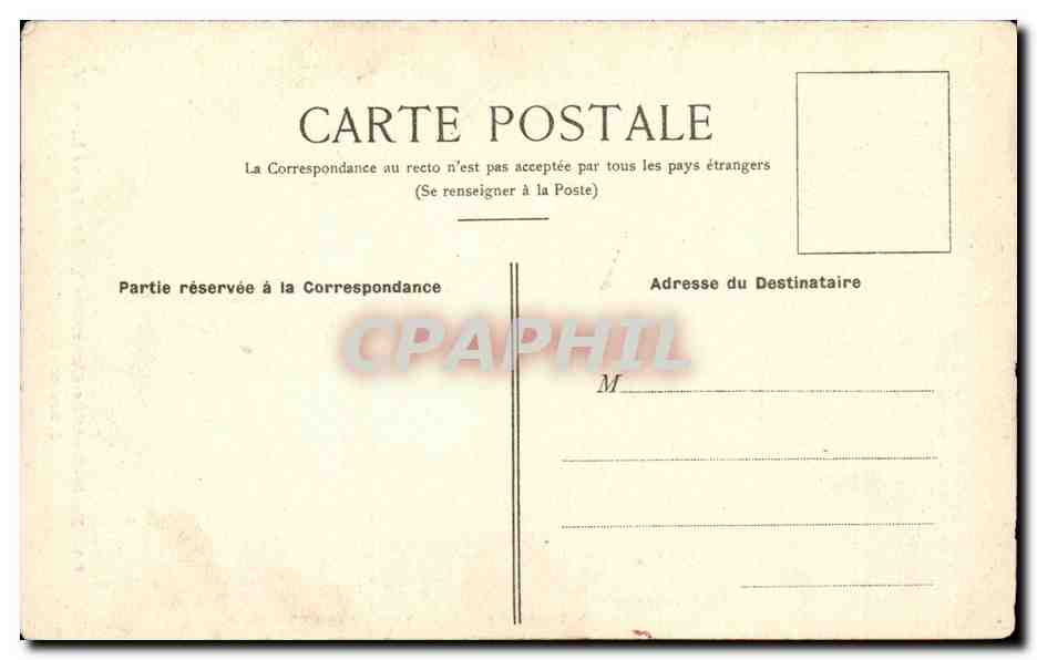 Paris CPA Fontaine d'un ancien hotel bati sous Louis XV 3 rue des Lions Saint Paul — Rückseite