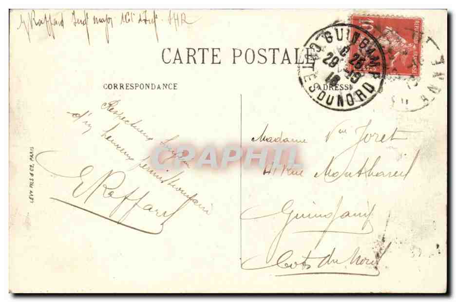 Paris CPA La Madeleine — Rückseite