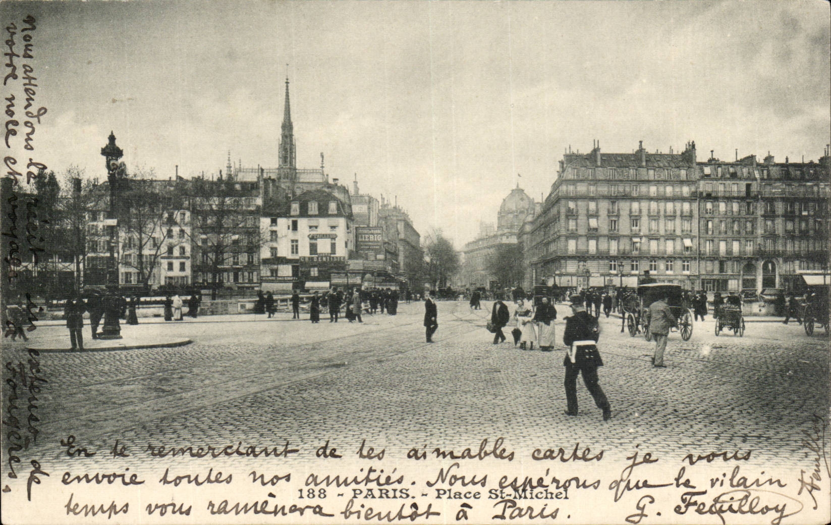 Paris CPA Place St Michel