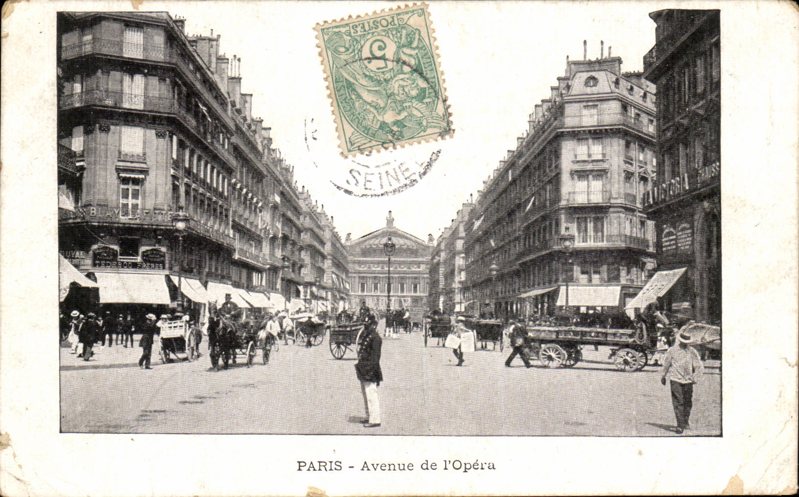 Paris CPA Avenue de l'opera