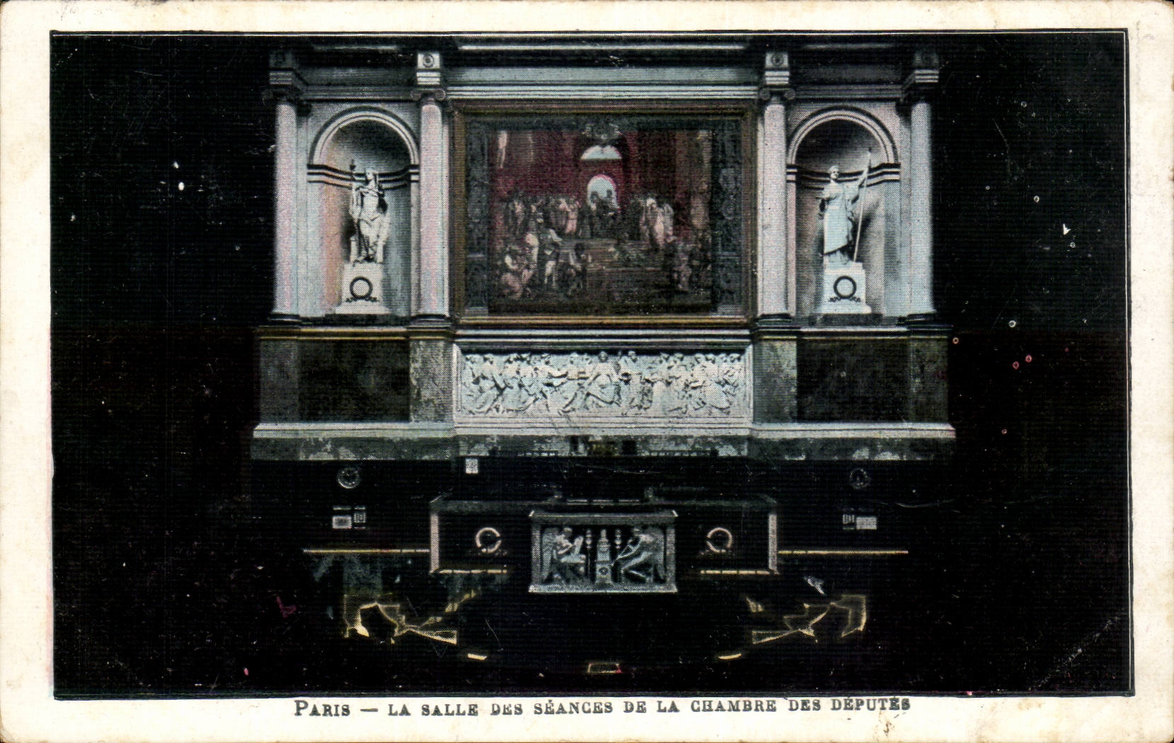 Paris CPA La salle des seances de la chambre des Deputes