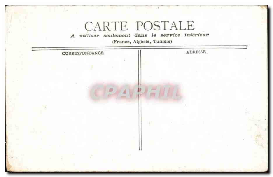 Paris CPA Notre dame — Verso