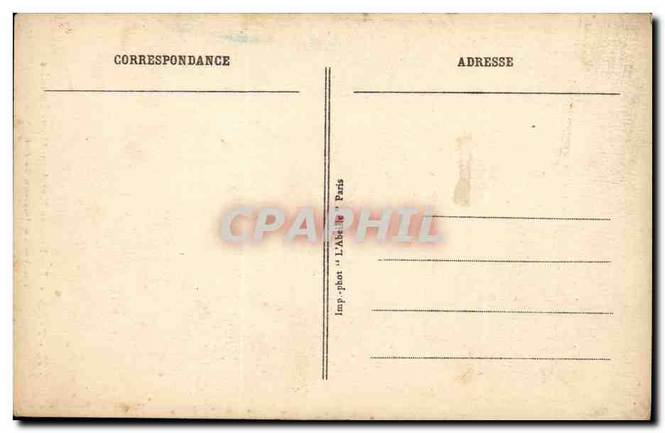 Paris CPA Tombeau de Napoleon 1er aux Invalides — Rückseite