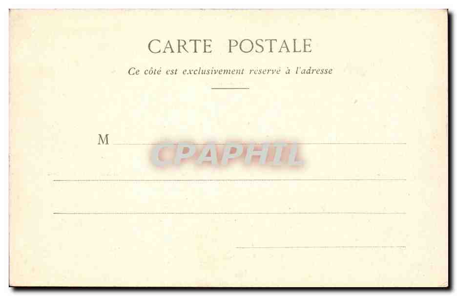 Paris CPA Le lion de Belfort — Rückseite