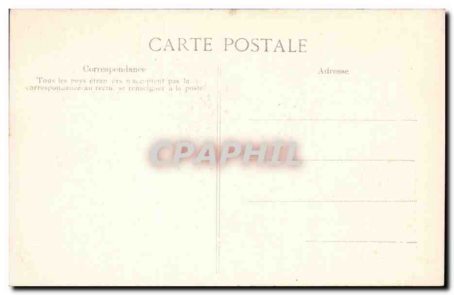 Paris CPA Hotel des Invalides — Rückseite
