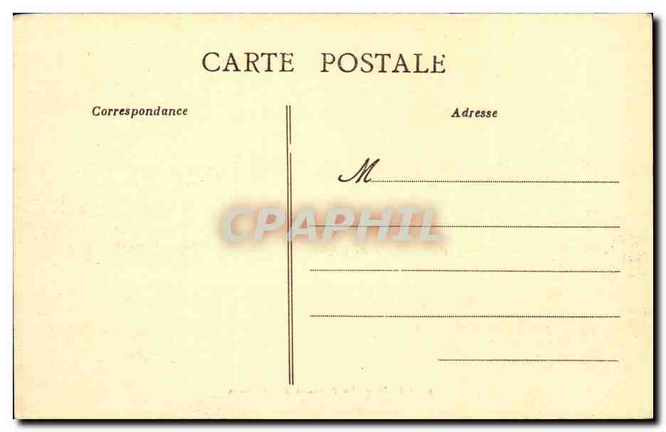 Paris CPA La fontaine de Carpeaux — Verso