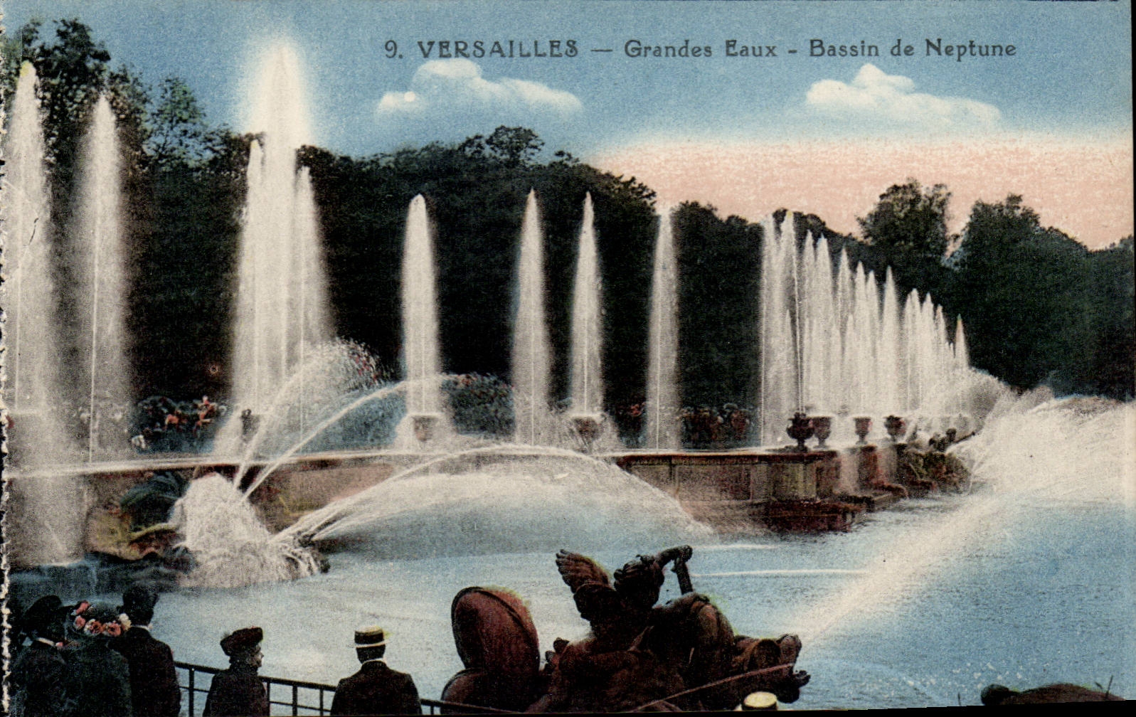 Versailles — Grandes Eaux — Bassin de Neptune — F. David, Versailles