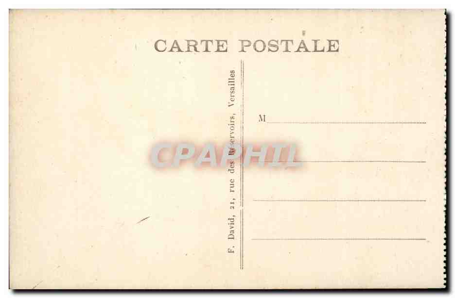 Versailles — Hameau du Trianon — Maison de la Reine — Verso