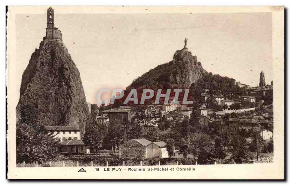 Le Puy - Rochers Saint-Michel et Cornelle