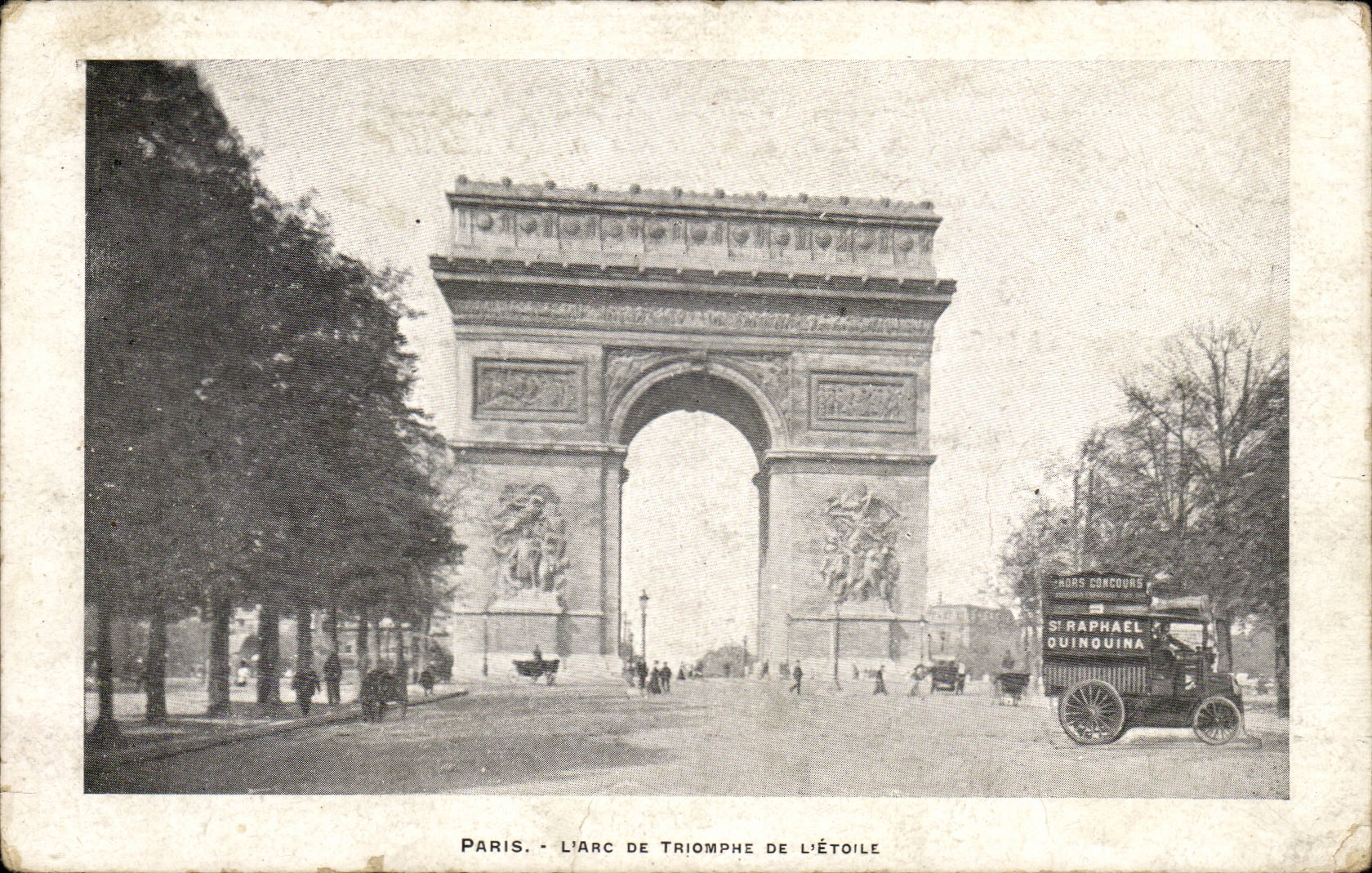 Paris CPA Arc de triomphe de l'Etoile