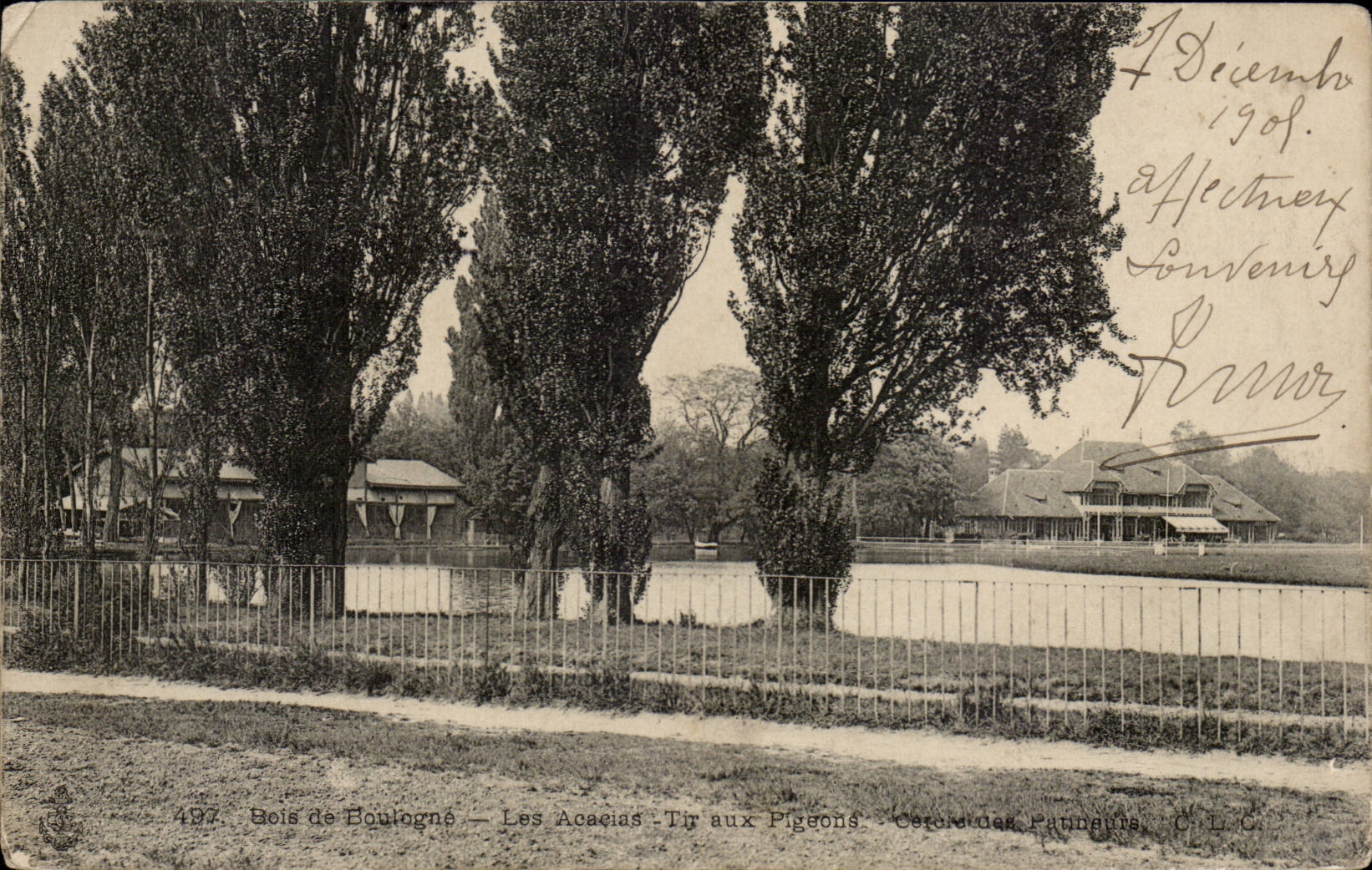 Paris CPA Bois de Boulogne Tir aux pigeons