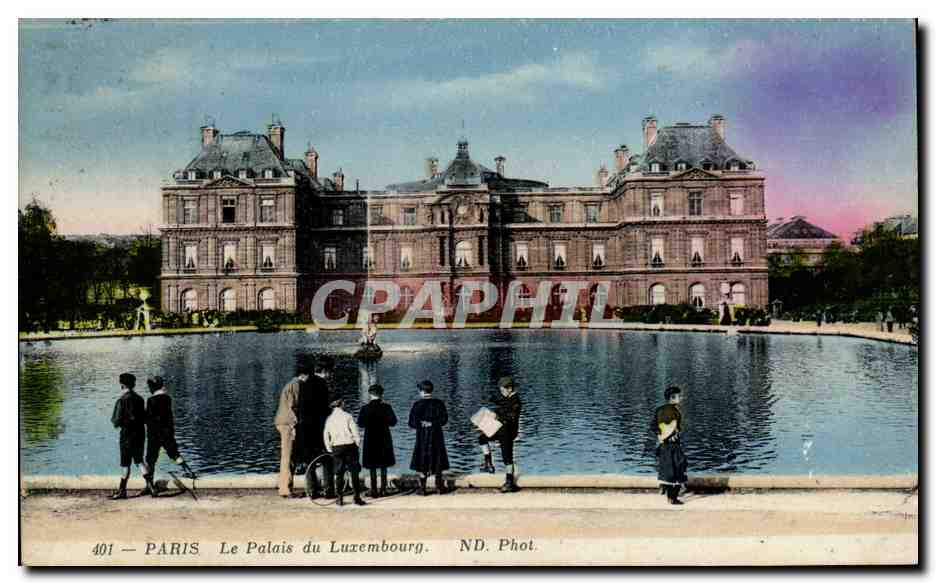 Paris CPA Palais du Luxembourg (enfants)