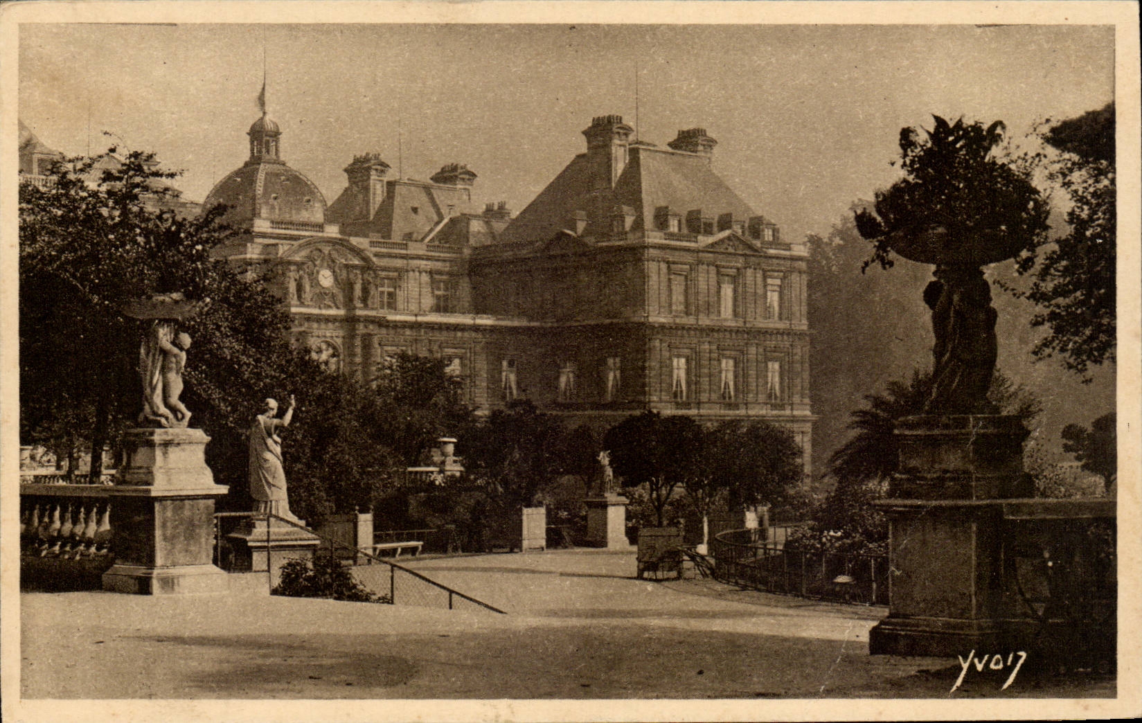 Palast und Garten des Luxembourg — Paris — Éditions d'Art Yvon