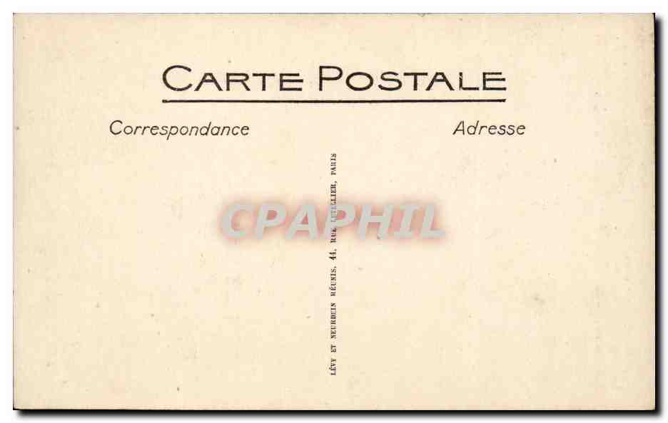Paris CPA La Tour Eiffel — Rückseite