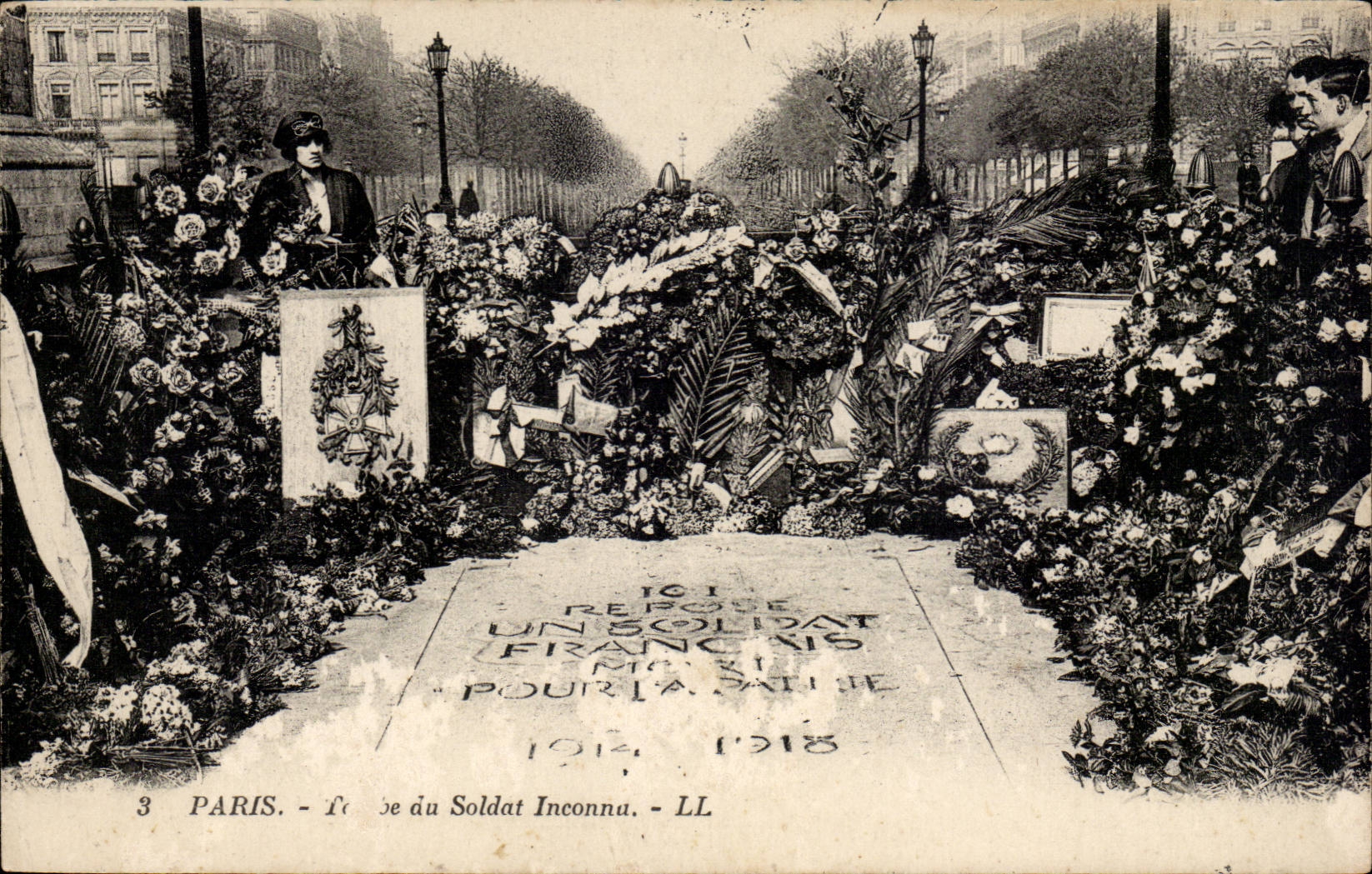 Paris CPA Tombe du soldat inconnu