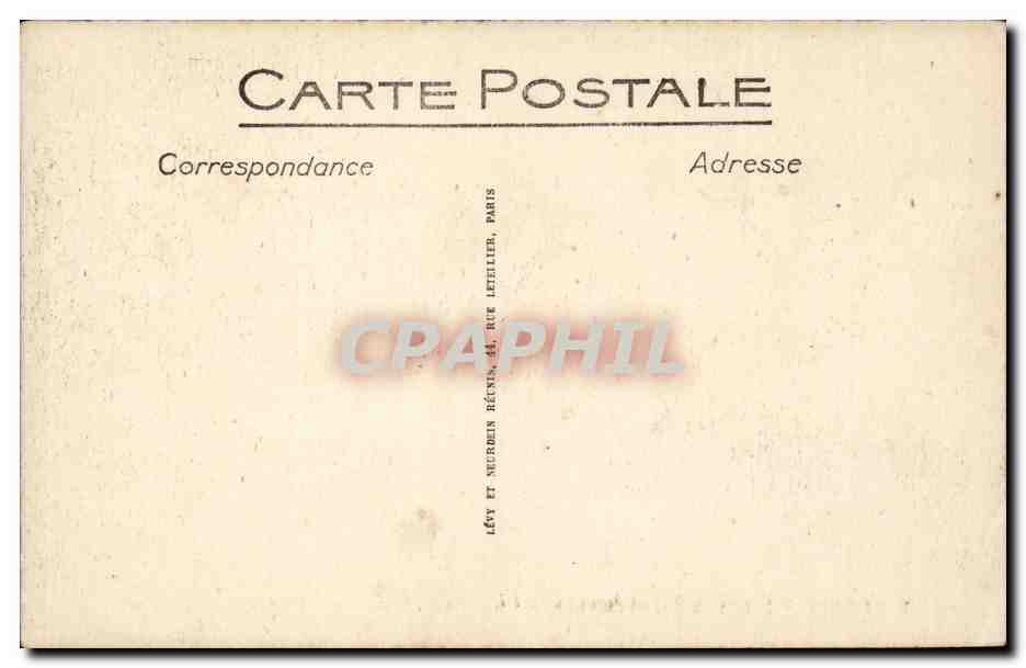 Paris CPA Tombe du soldat inconnu — Verso