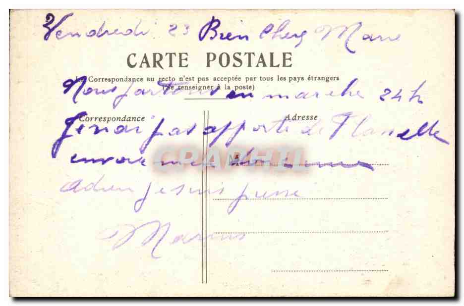 Paris CPA Le pont Alexandre III — Verso