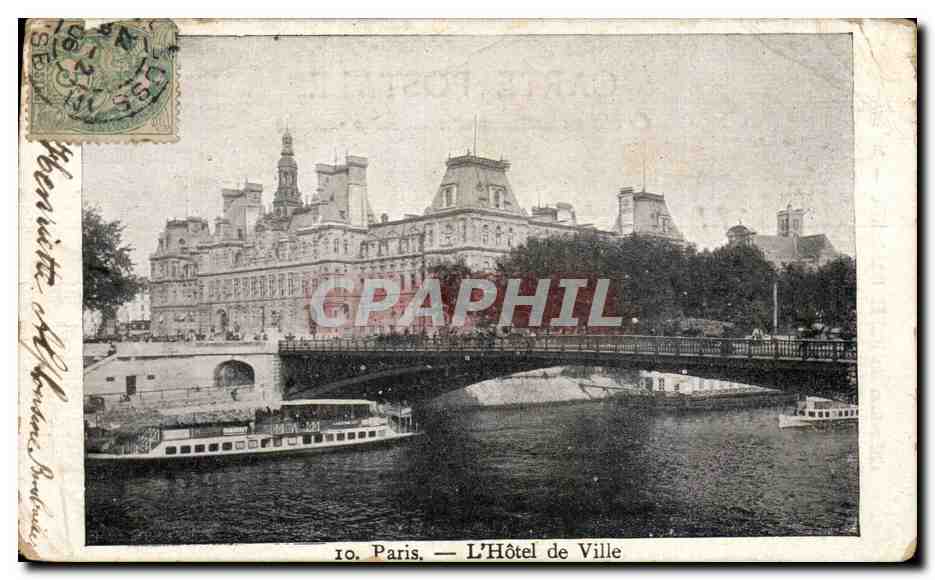 Paris CPA L'hotel de ville