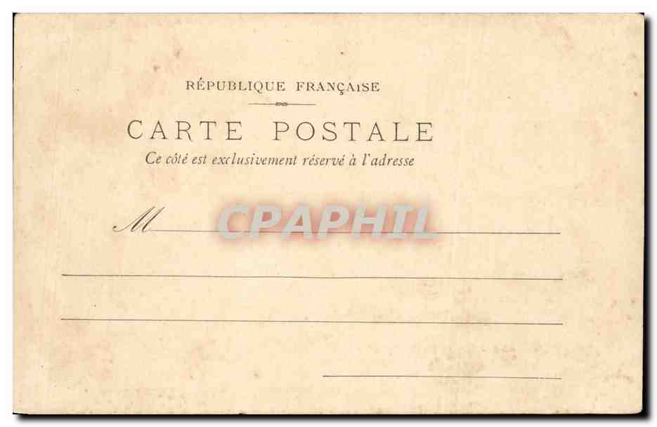 Paris CPA L'institut — Rückseite