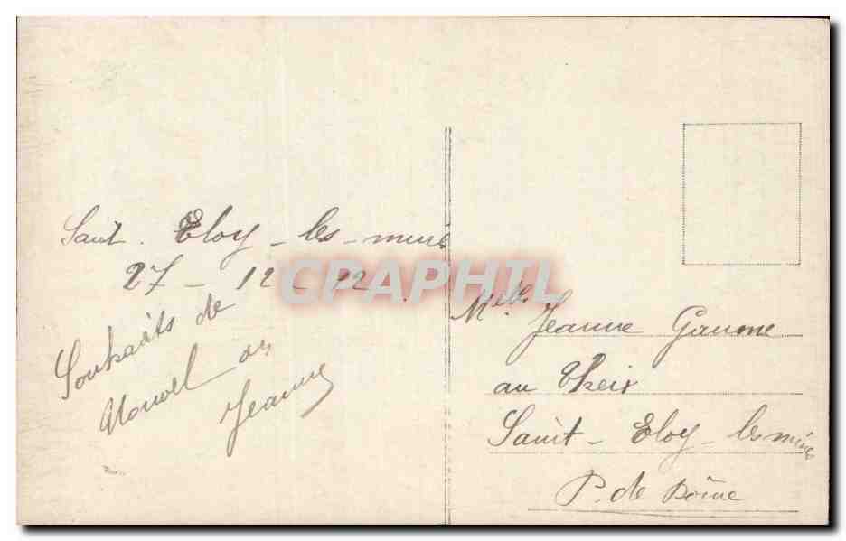 CPA Fantaisie Enfant  — Verso