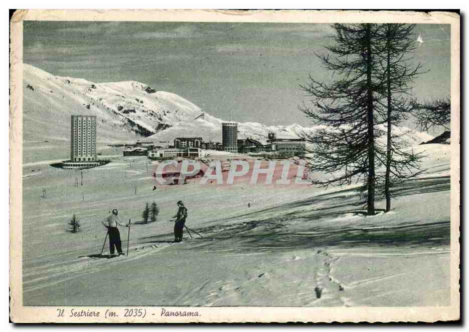 Il Sestriere (m. 2035) - Panorama — Éd. Ris. Granda Albergo Sestriere, Prop. V. Possetto