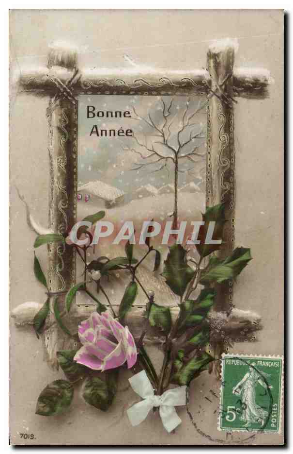 CPA Fantaisie Bonne annee 