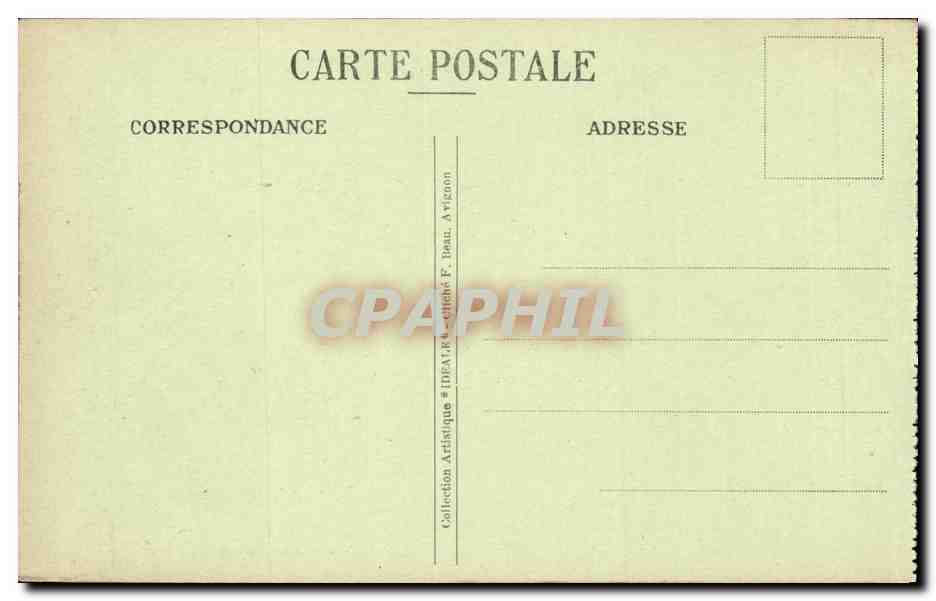 Avignon CPA Ancien hotel des monnaies (coin) — Verso