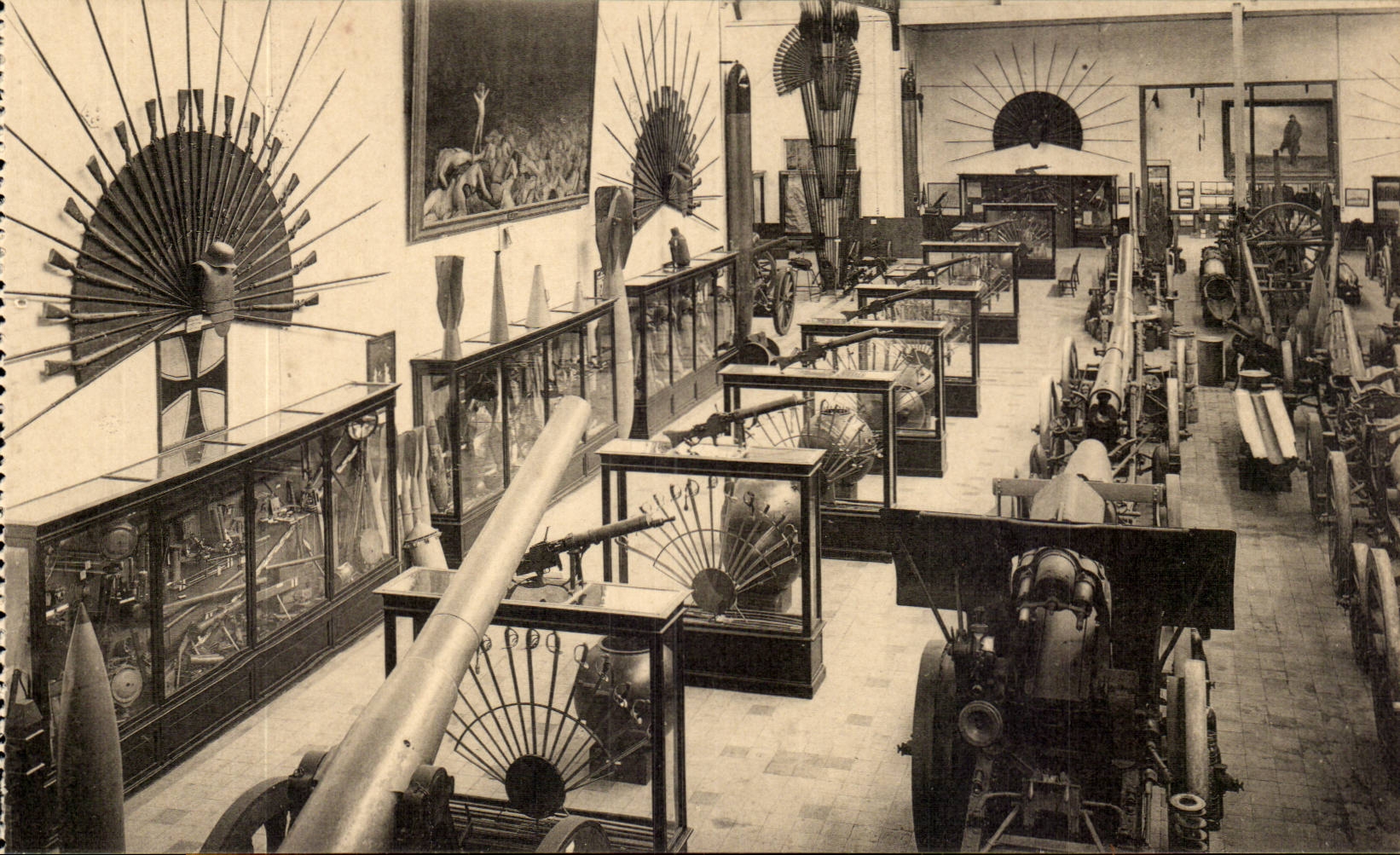 Belgie Belgique Musee royal de l'armee Bruxelles la salle des trophees 1914 1918 (militaria)