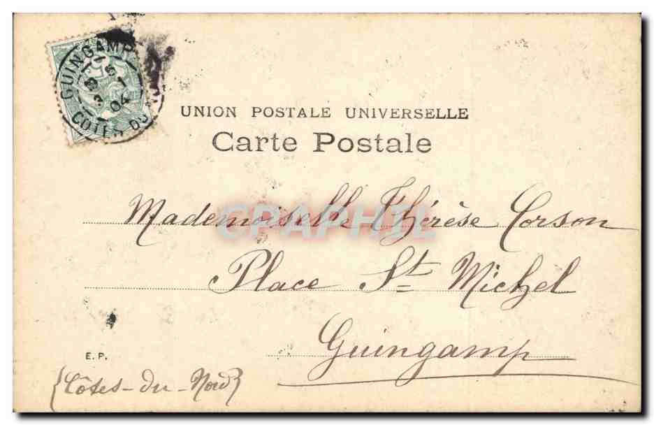 CPA Fantaisie Enfants — Rückseite