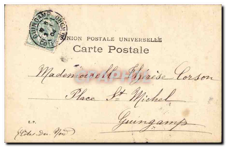CPA Fantaisie Enfants — Rückseite