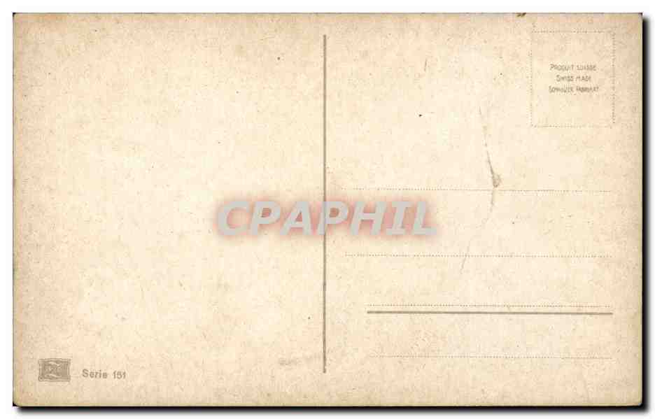 CPA Fantaisie Paysage — Verso