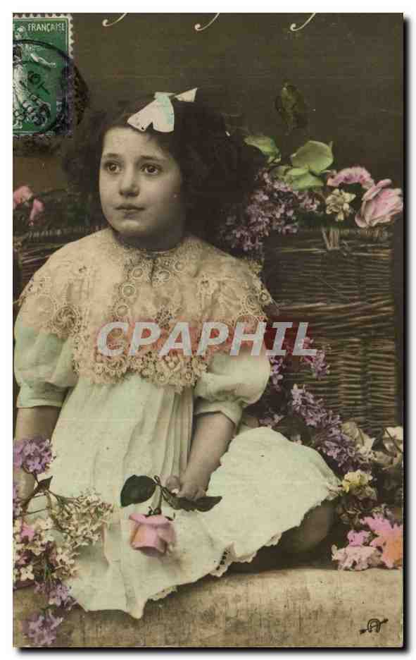 CPA Fantaisie petite Fille Enfant
