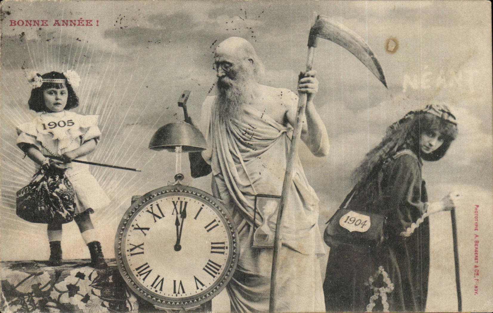 Sujet symbolique de l'année 1905 — Photographe A. Benement & Cie, Paris