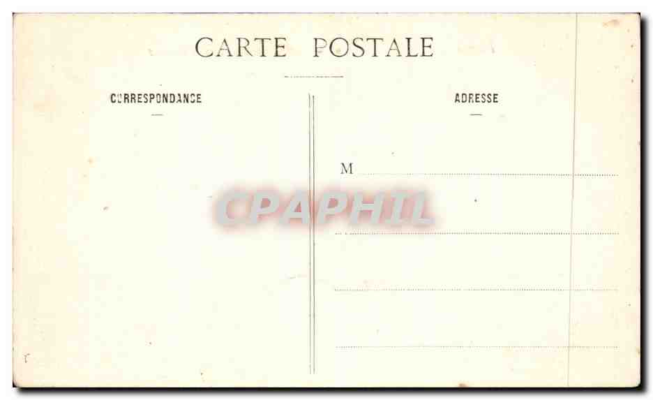 Paris CPA Pont des Arts et Institut (peniche boat ship bateau) — Rückseite