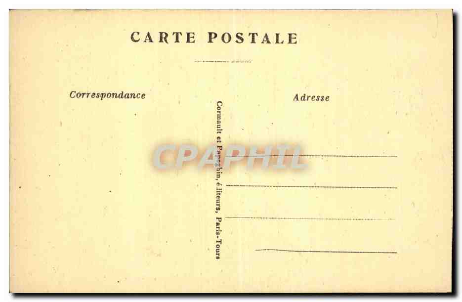 Paris CPA La gare de l'Est  — Verso