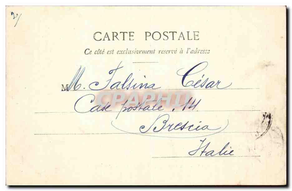 Paris CPA La Seine et les Tuileries — Rückseite