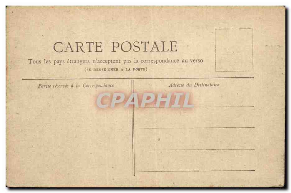 Paris CPA La Seine (vue prise du Louvre) — Rückseite