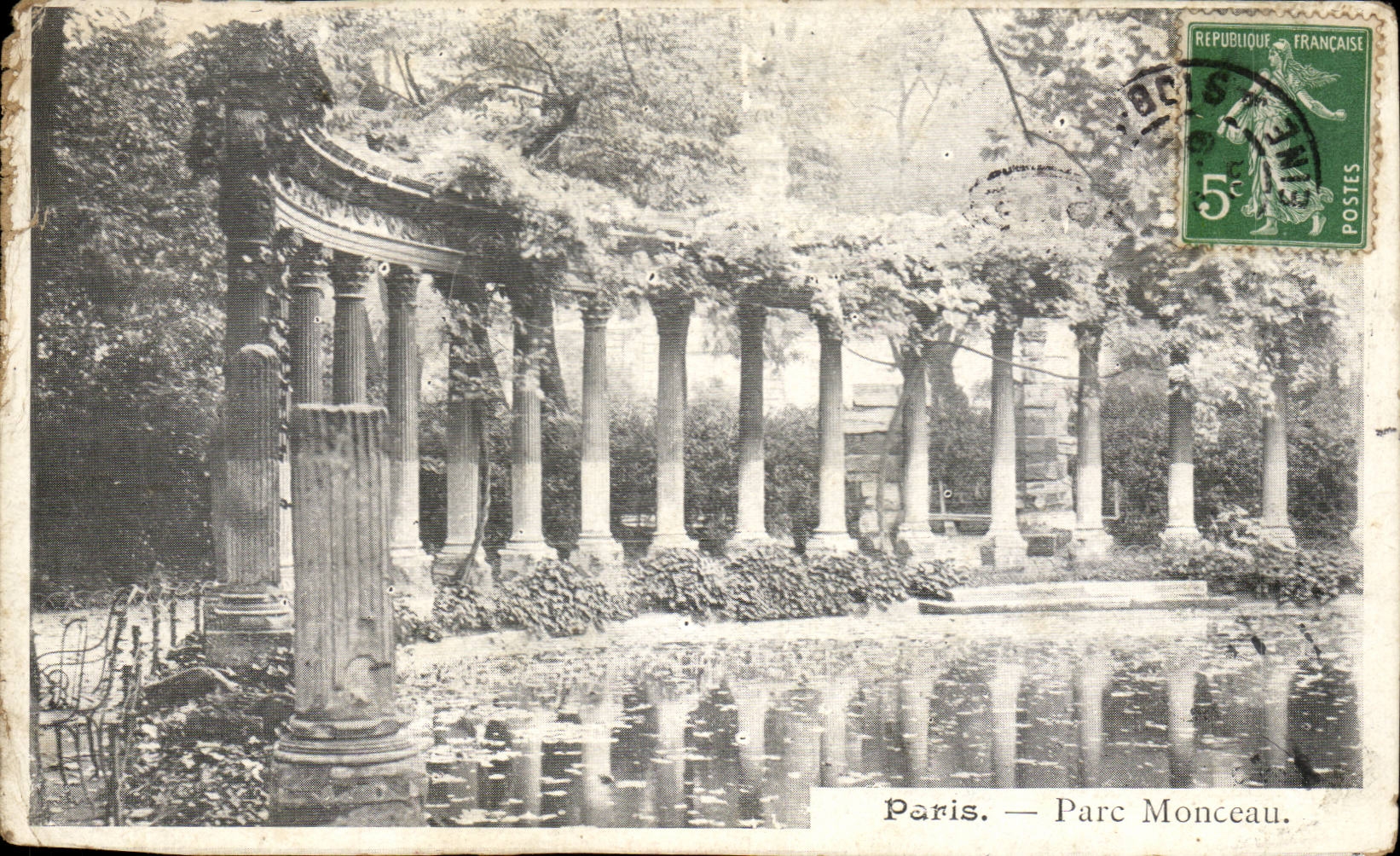 Paris CPA Parc de monceau